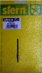 Stern Brad Point 570-7020 Stern Brad Point Drill Bit (Metric) 2mm HSS 570-7020